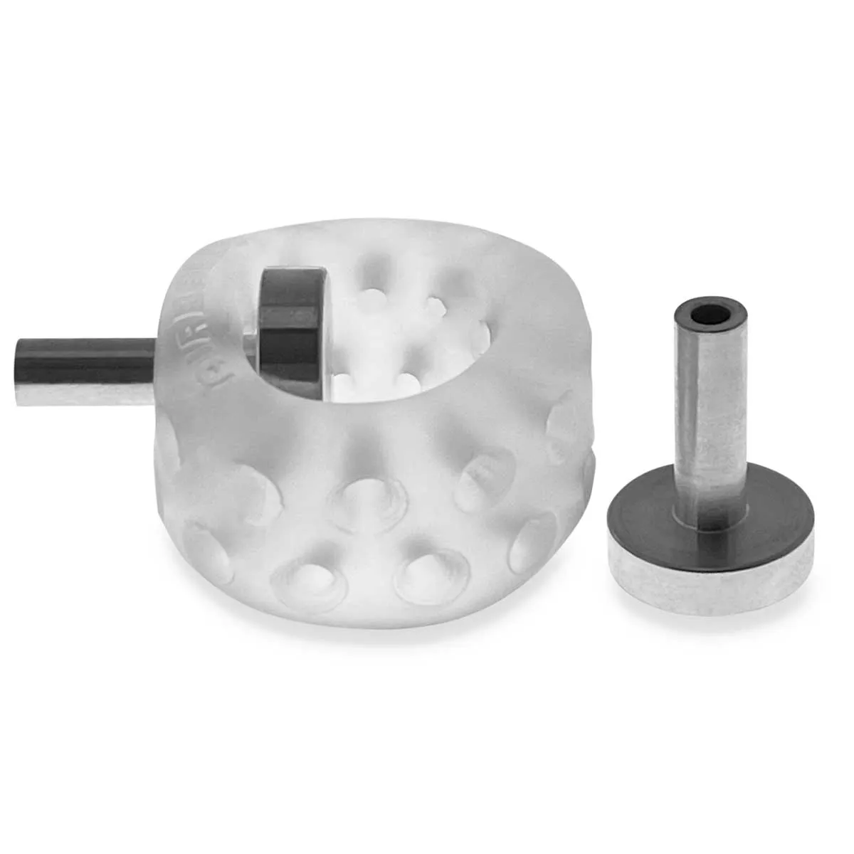 Airballs Electro Air-Lite Ballstretcher With Two   4mm Electro Contact - Clear Ice