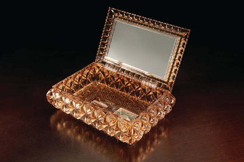 Amber Jewelry Box w/Music