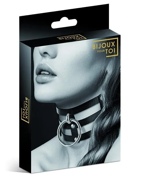 Bijoux Pour Toi Black Fetish Choker