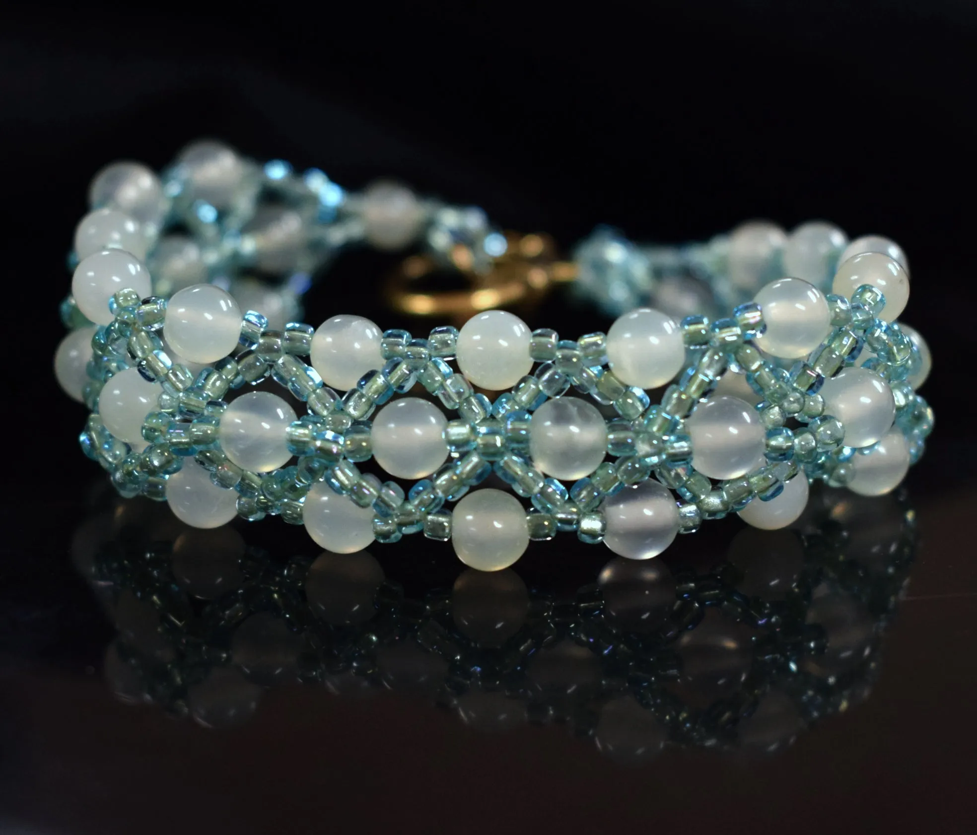 Blue/Green Beaded Bracelet