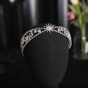 Bridal Crown Headdress Rhinestone Zircon Headband Light Luxury Wedding Wedding Accessories