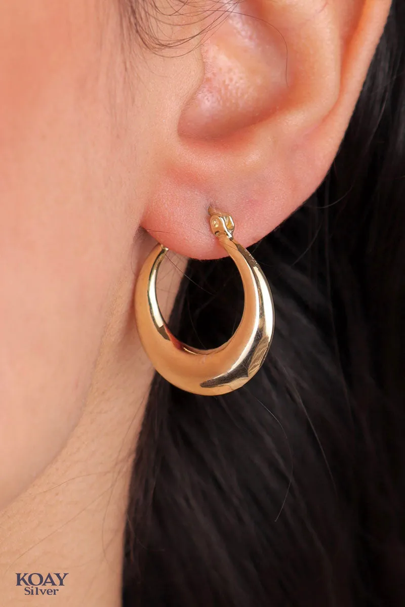 Bulky Plain Earring (02-GP)