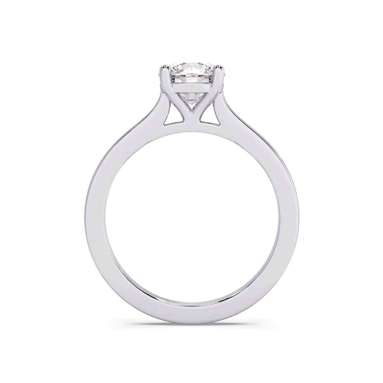 Classic Teresa Diamond Solitaire Engagement Ring