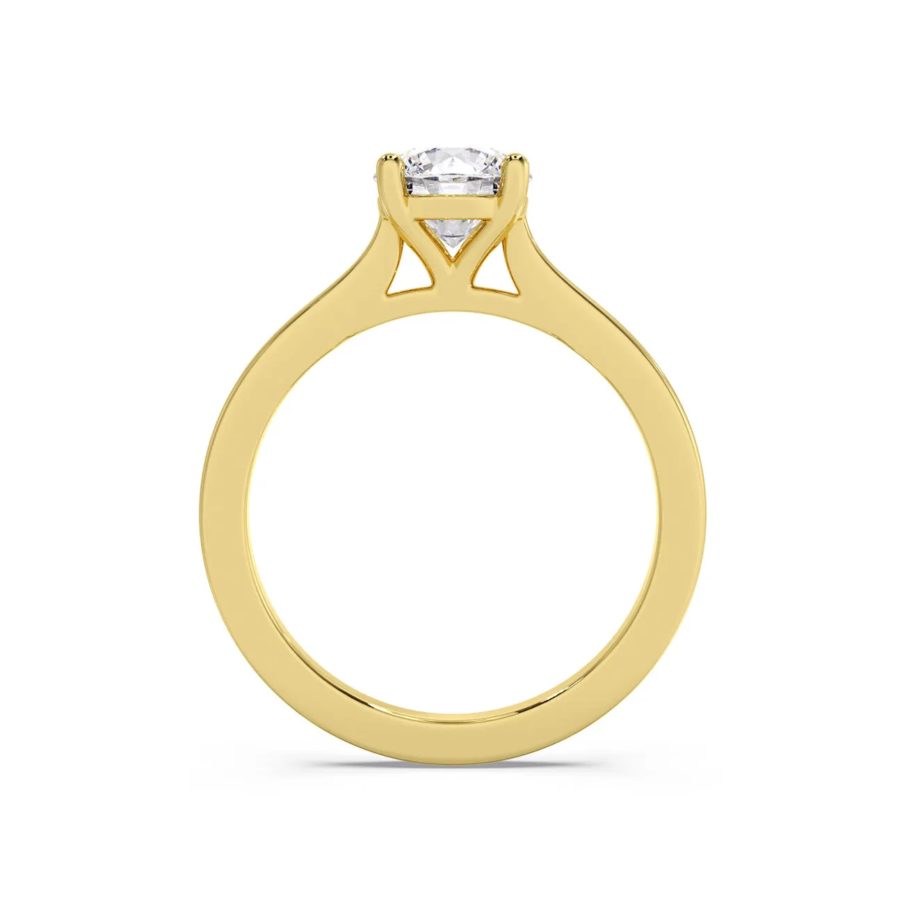 Classic Teresa Diamond Solitaire Engagement Ring