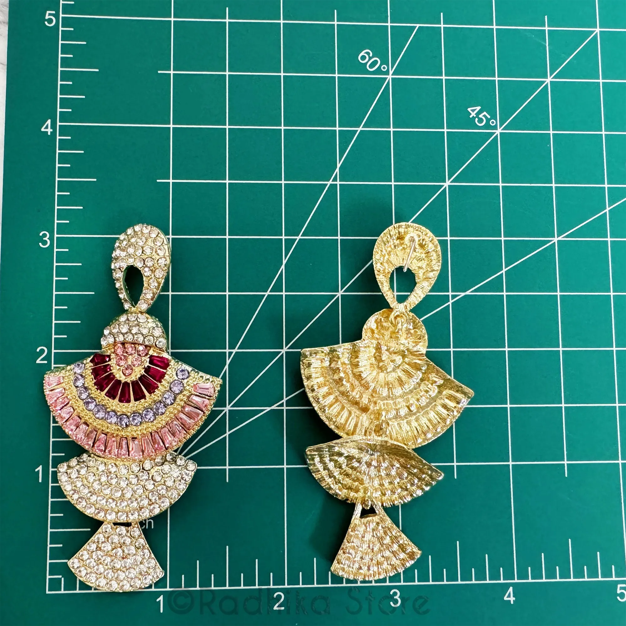 Divine Fan Earrings - Earrings