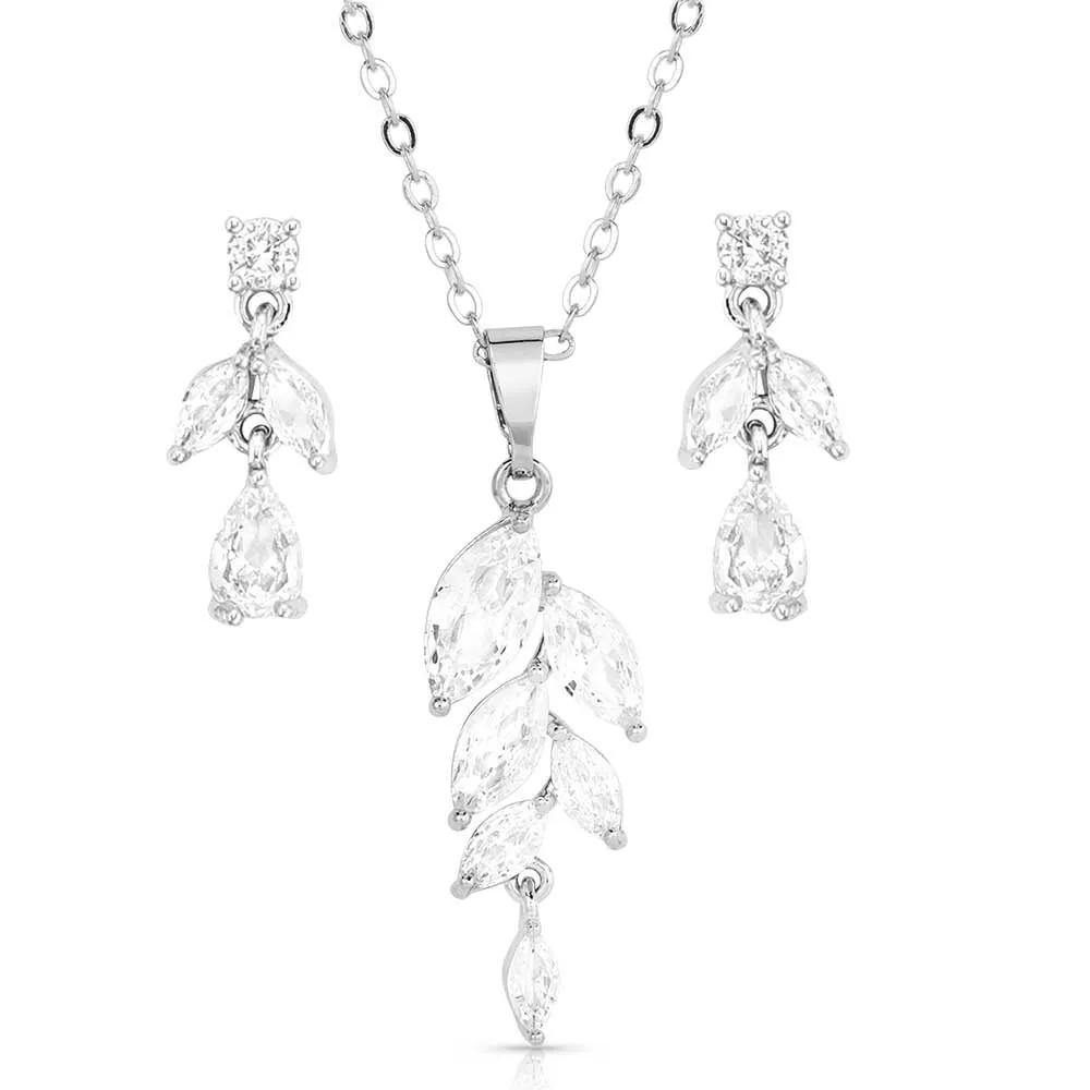 FALLING PETALS CRYSTAL SET