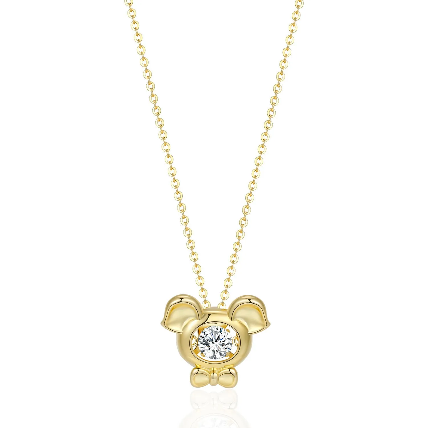 Gold Pig Smart Necklace