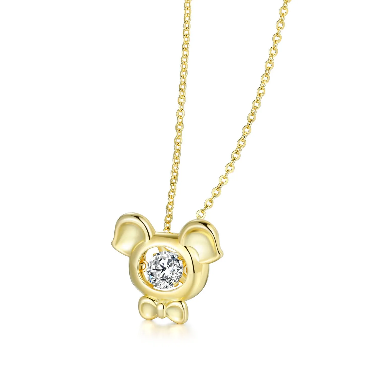 Gold Pig Smart Necklace