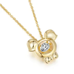 Gold Pig Smart Necklace