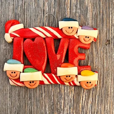 LOVE Family Ornament