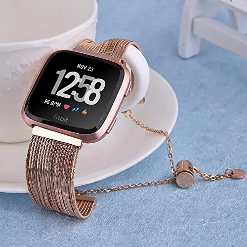 Metal Fashion Band for Apple Watch 38/40/41mm and 42/44/45mm Dressy Bracelet