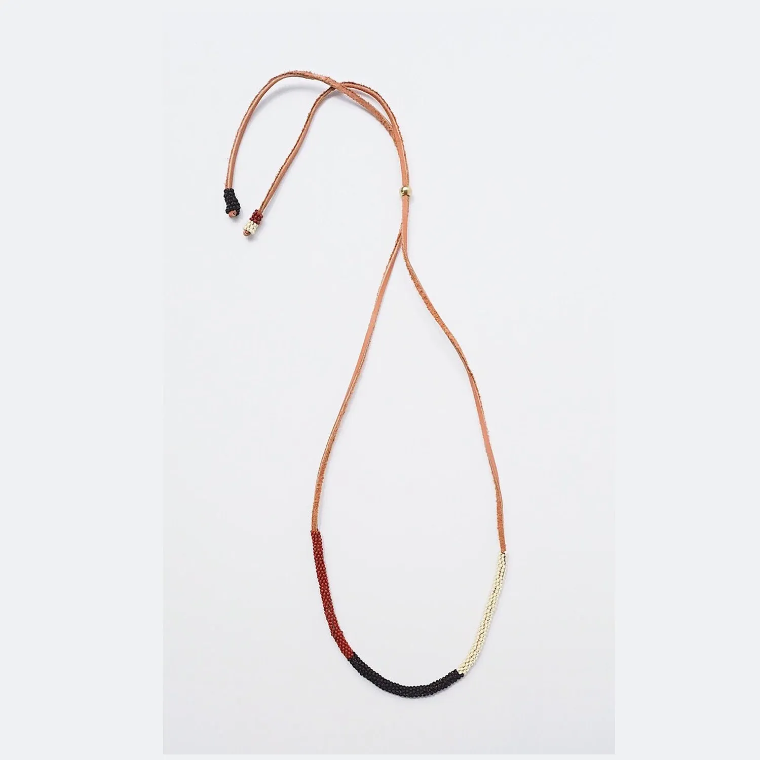 Milot Necklace: Neutral Colorblock