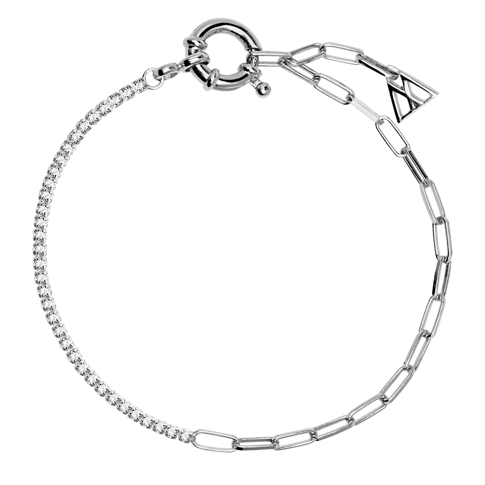 Mirage silver bracelet