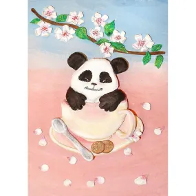 Panda - Full Diamond Painting - (Canvas 30*40cm/11.81*15.75in)