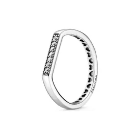 PANDORA JEWELS Mod. BAR STACKING - RING - Size 56