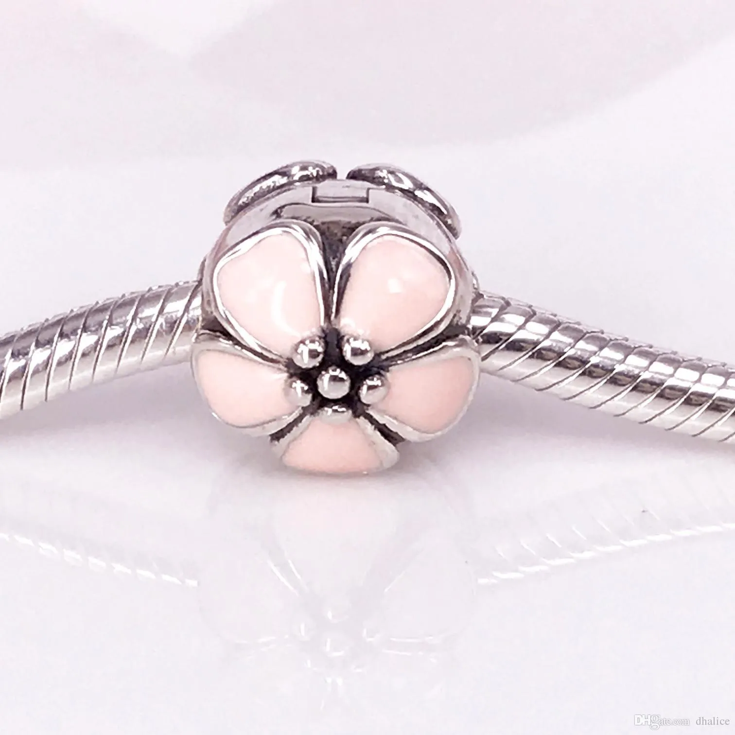 Pandora Pink Cherry Blossom Clip #791041EN40