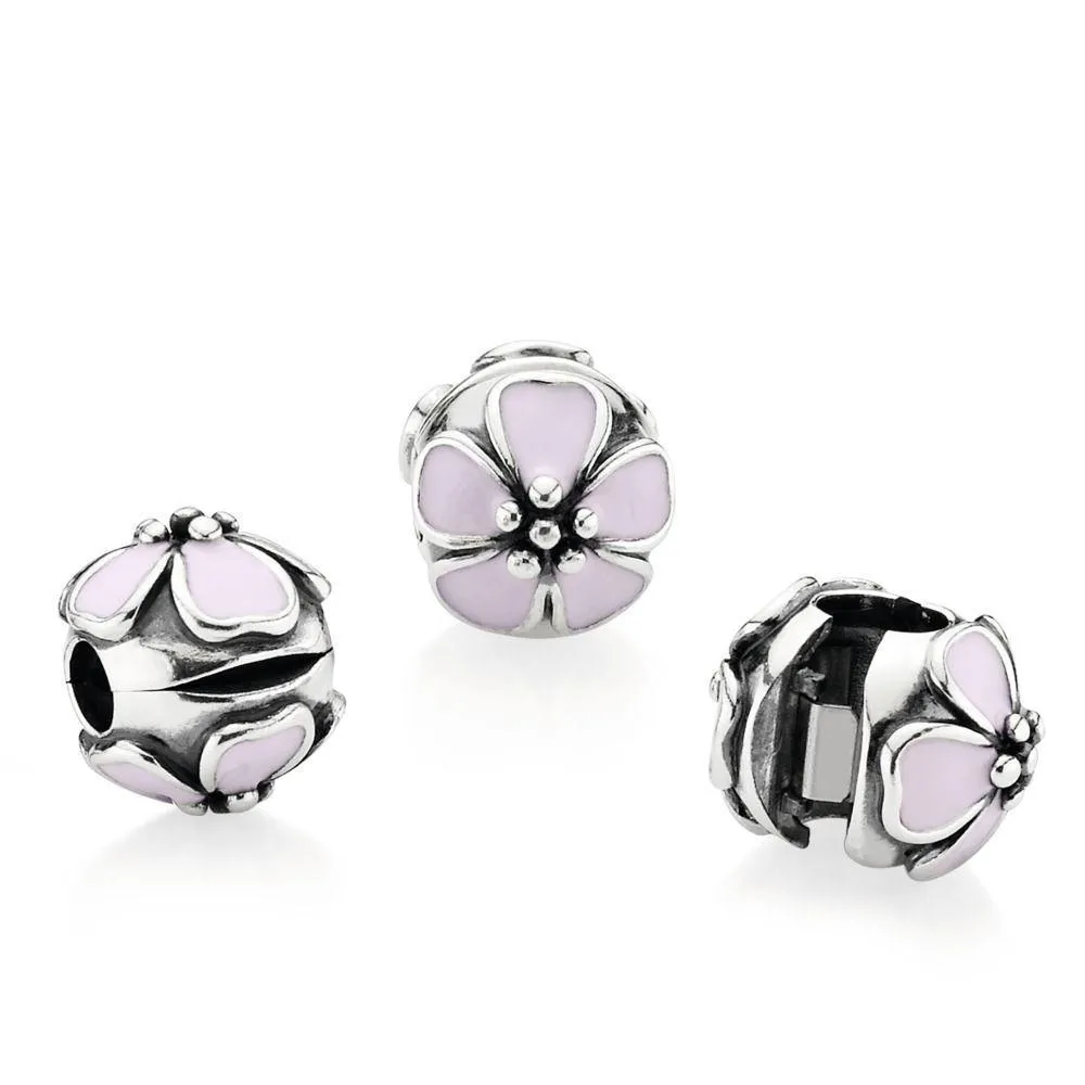 Pandora Pink Cherry Blossom Clip #791041EN40