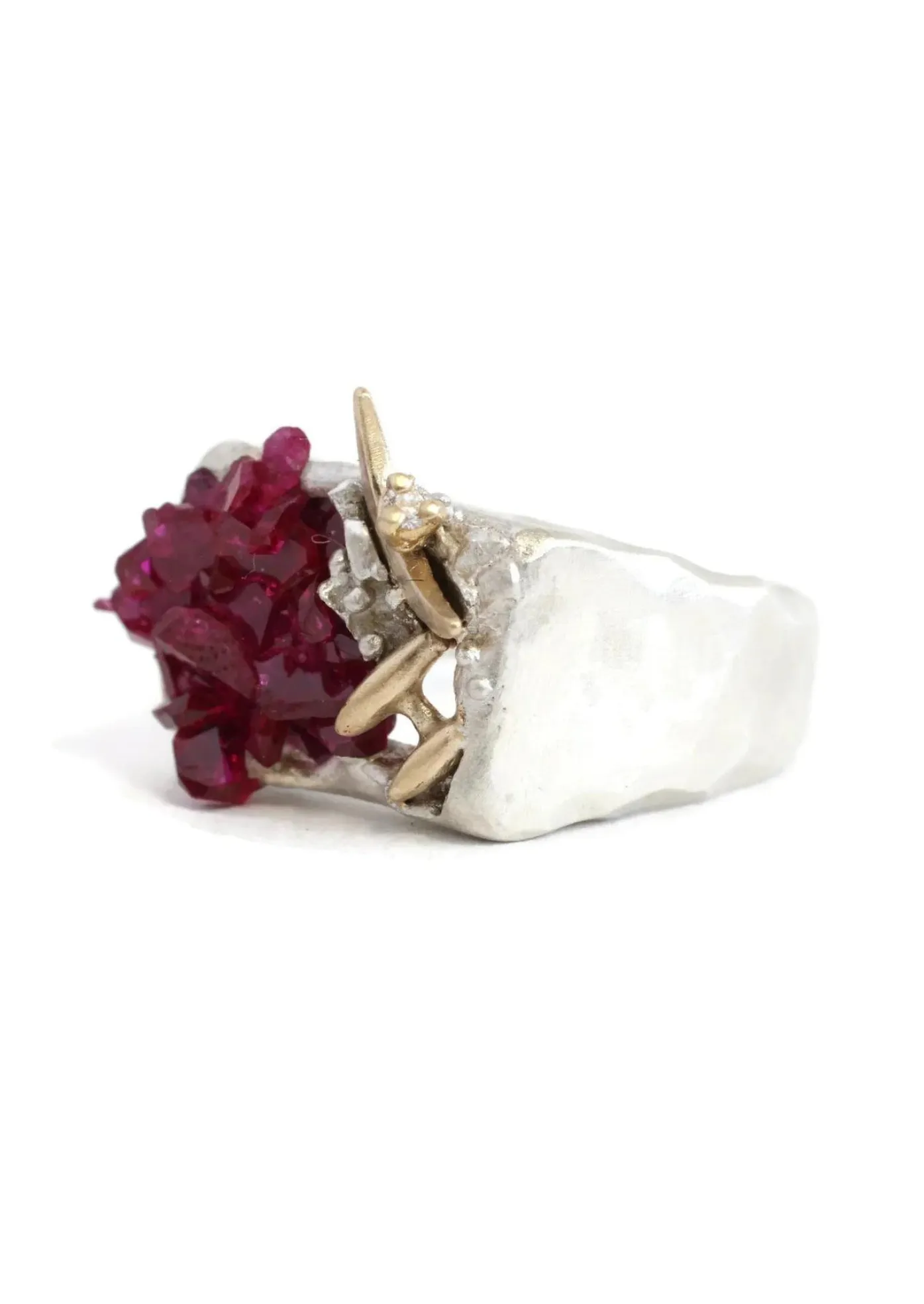 RUBY CLUSTER RING