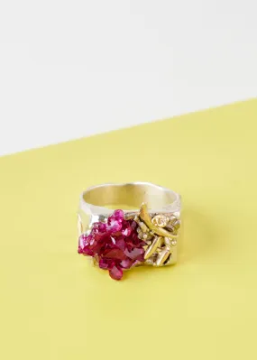 RUBY CLUSTER RING