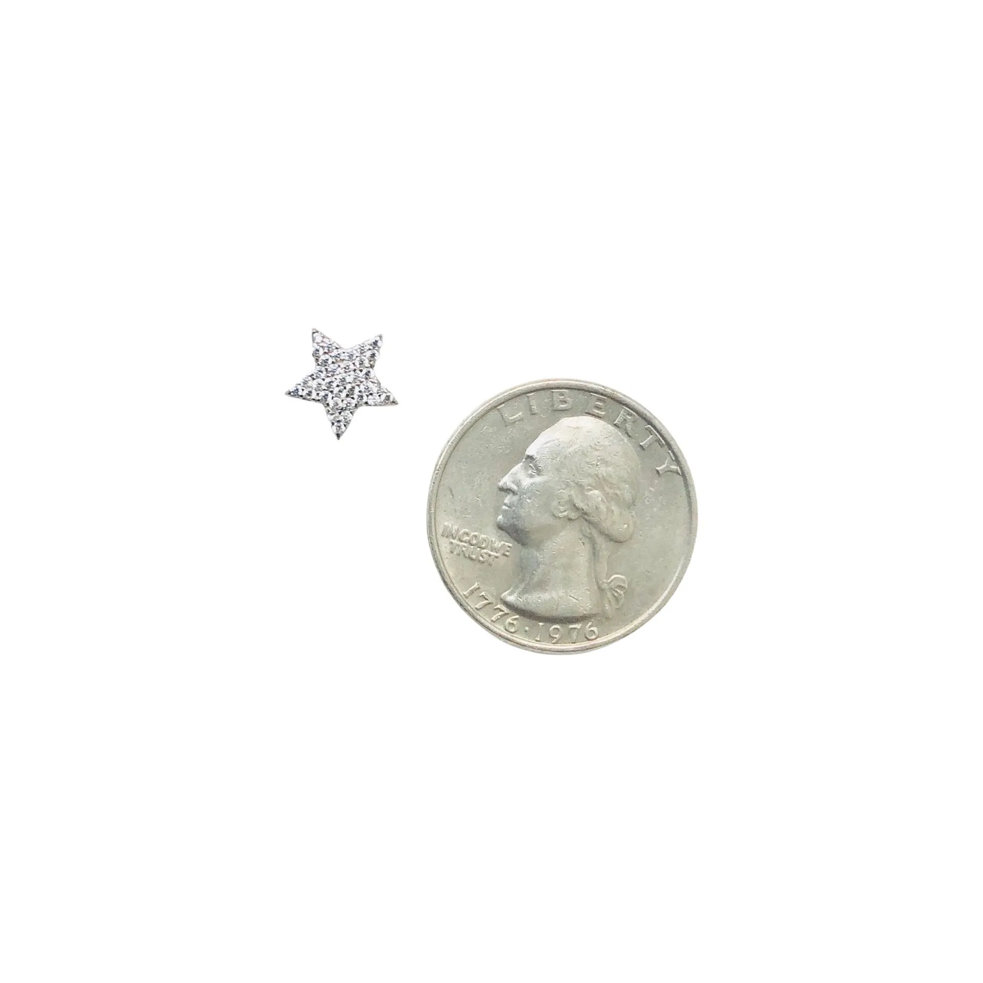 Star Stud Rainbow Earrings (silver or gold)