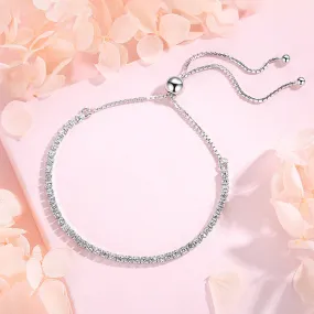 Women's 925 Silver Tennis Bracelet