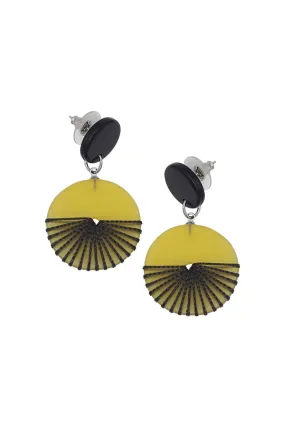 Wrap Disc Earrings